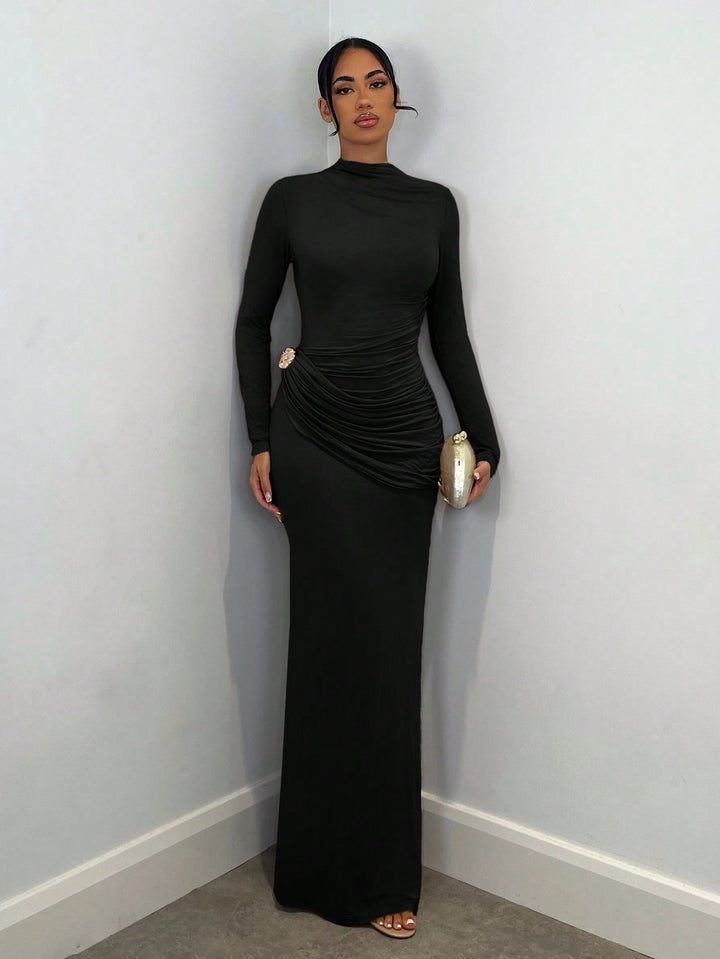 Rochie maxi SHEIN, negru