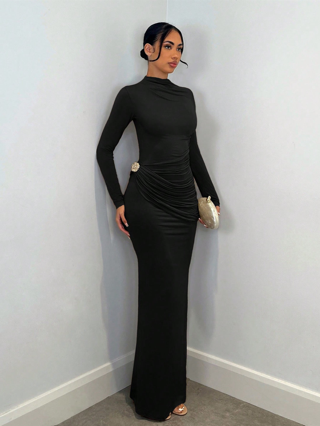 Rochie maxi SHEIN, negru
