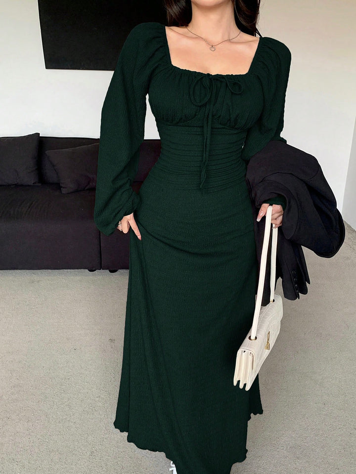 Rochie maxi SHEIN, verde