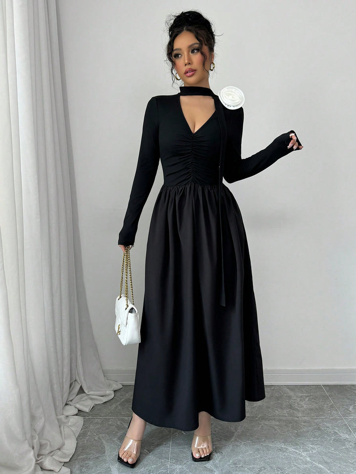 Rochie maxi SHEIN, negru