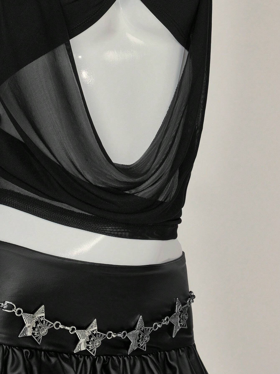 Top Shein, negru