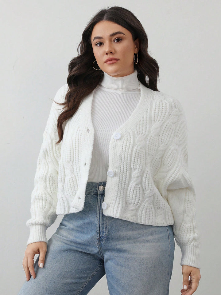 Cardigan SHEIN, alb