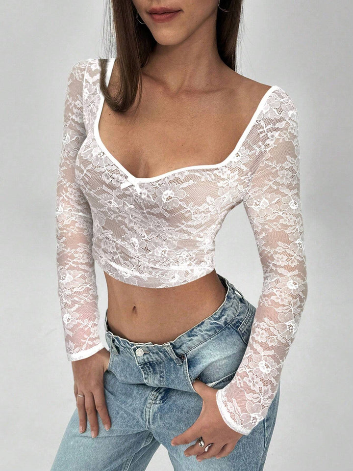 Top SHEIN, alb