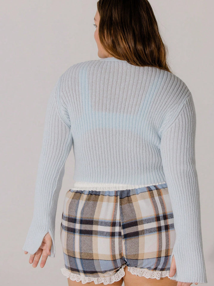Cardigan SHEIN, albastru