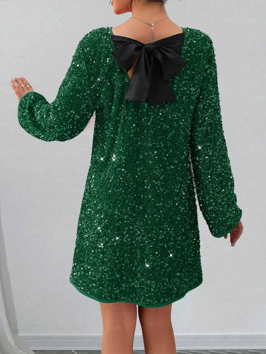 Rochie mini SHEIN, verde