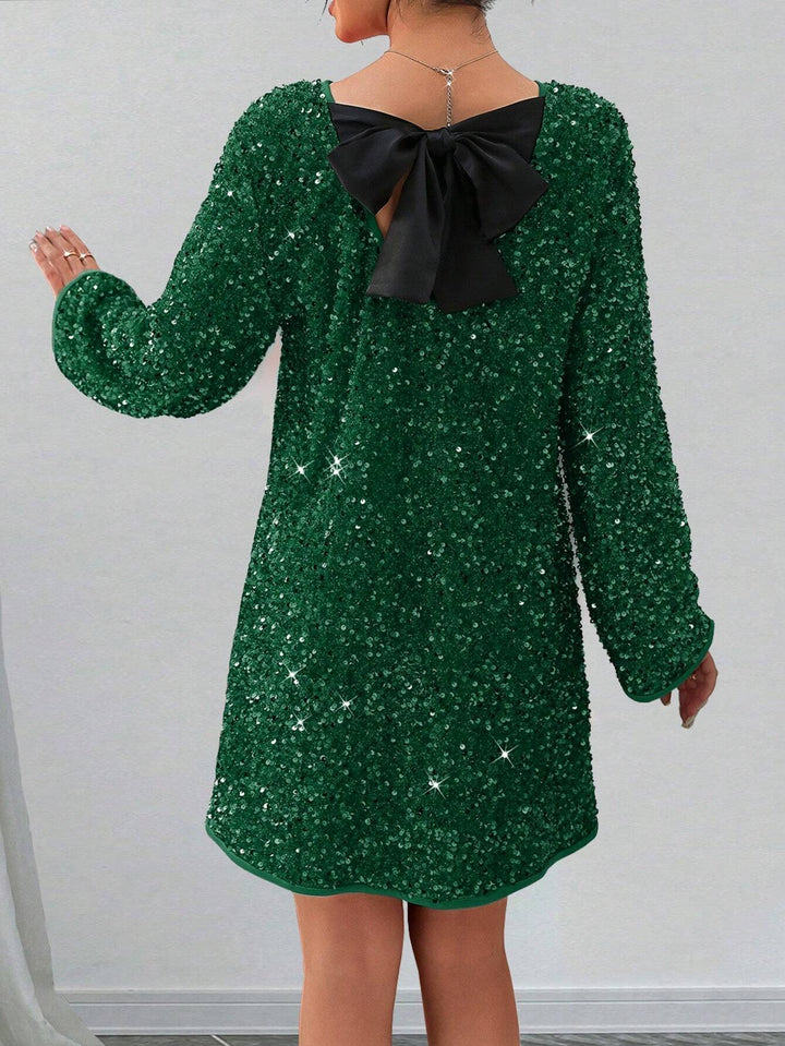 Rochie mini SHEIN, verde