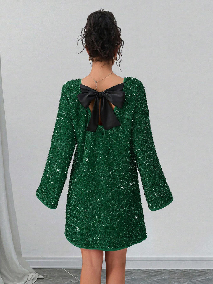 Rochie mini SHEIN, verde