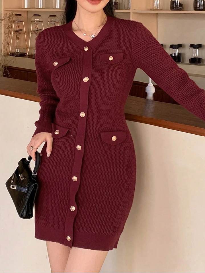 Rochie mini Shein, vișiniu