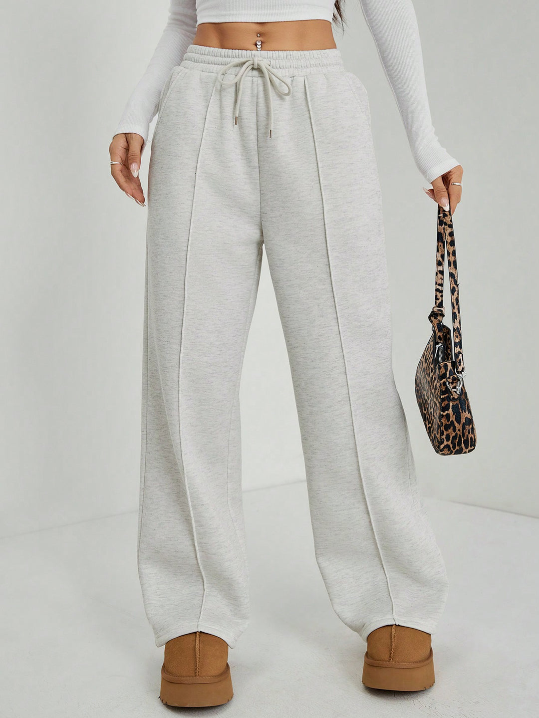 Pantaloni SHEIN, gri