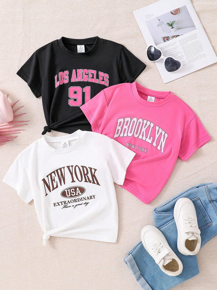 Set tricouri SHEIN, mix culori