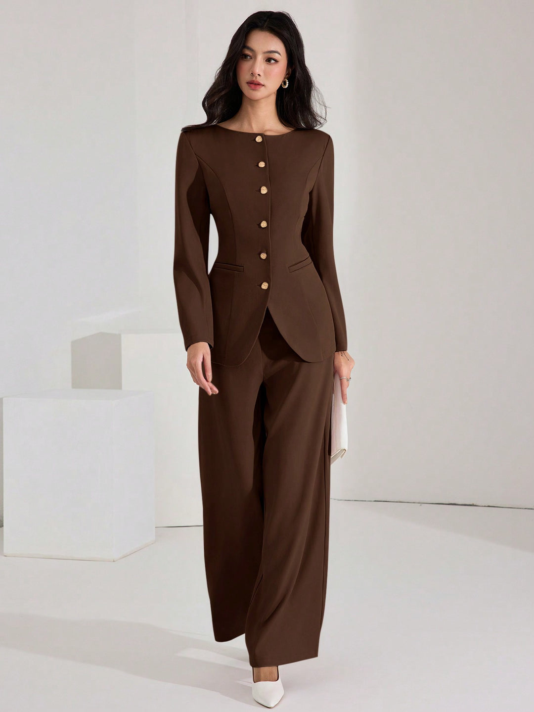 Costum SHEIN, maro
