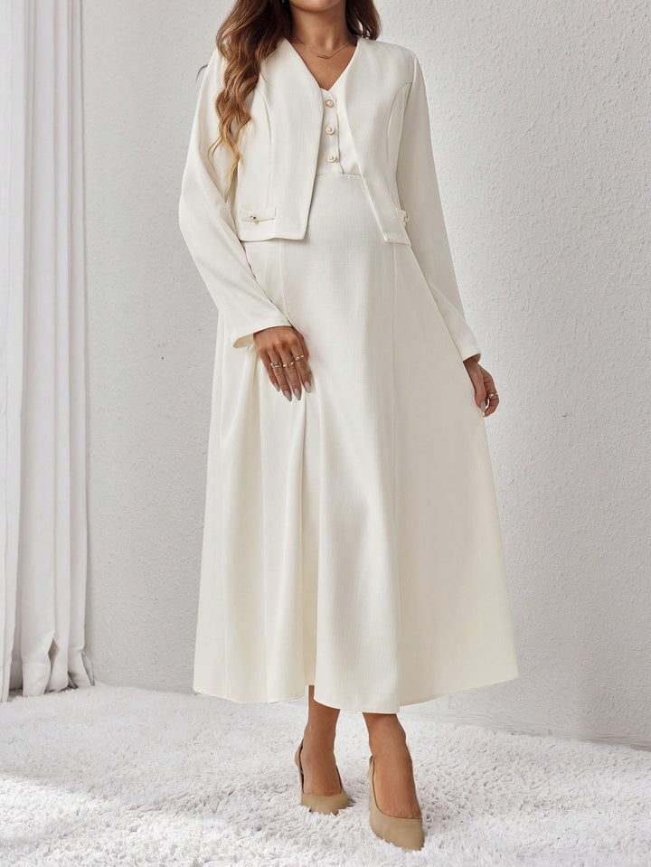 SHEIN együttes, bézs