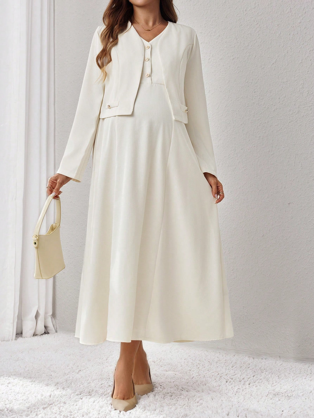 SHEIN együttes, bézs