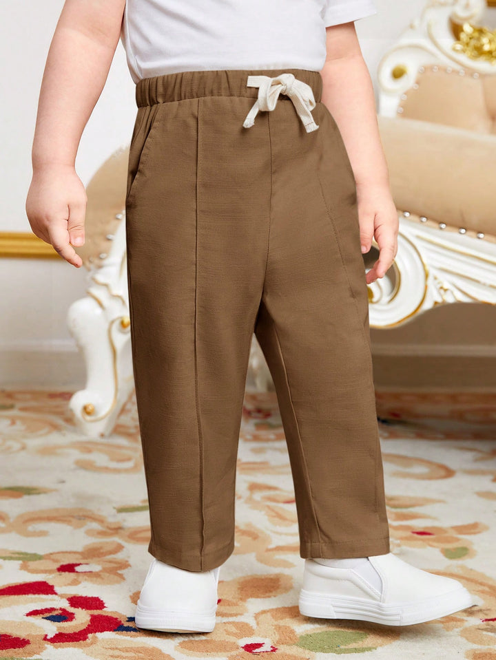 Pantaloni SHEIN, maro