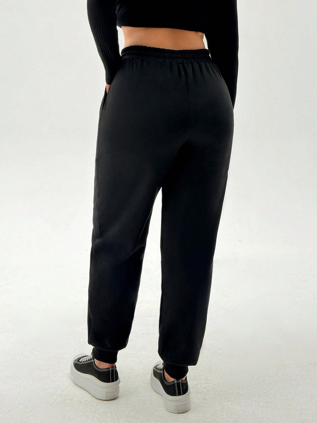Pantaloni SHEIN, negru