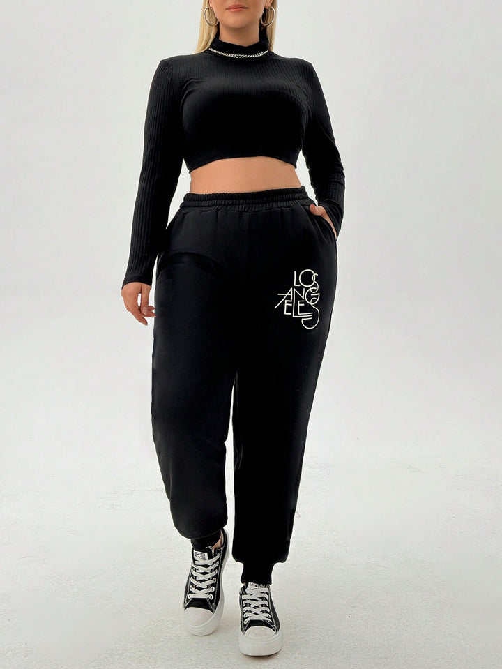Pantaloni SHEIN, negru