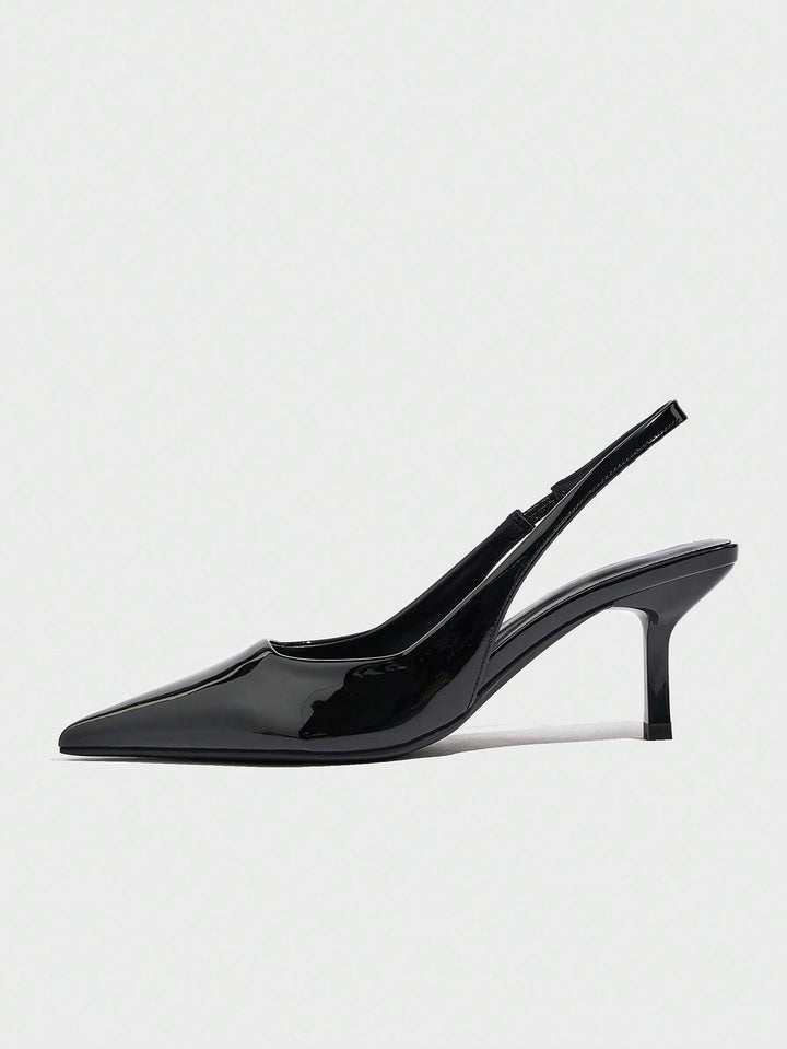 Pantofi cu toc SHEIN, negru