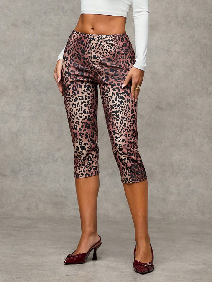 Pantaloni SHEIN, maro
