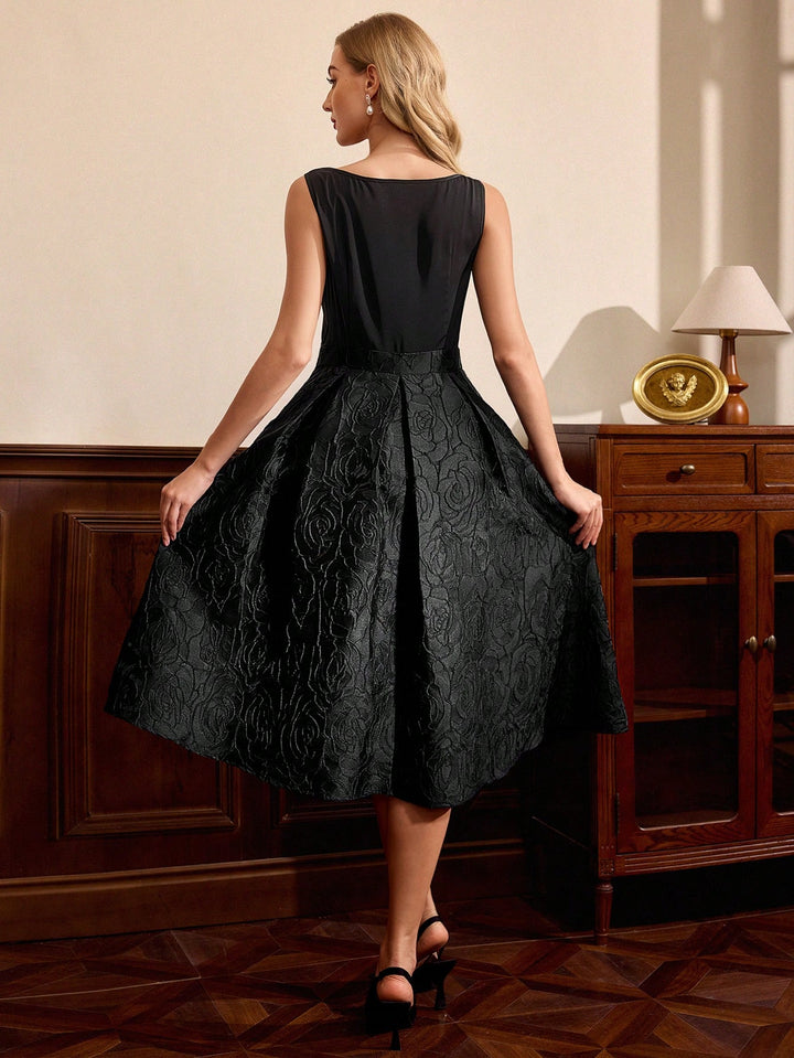 Rochie midi SHEIN, negru