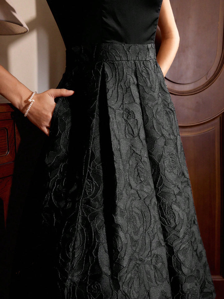 Rochie midi SHEIN, negru