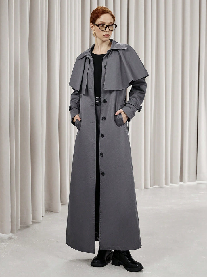 Trench SHEIN, gri