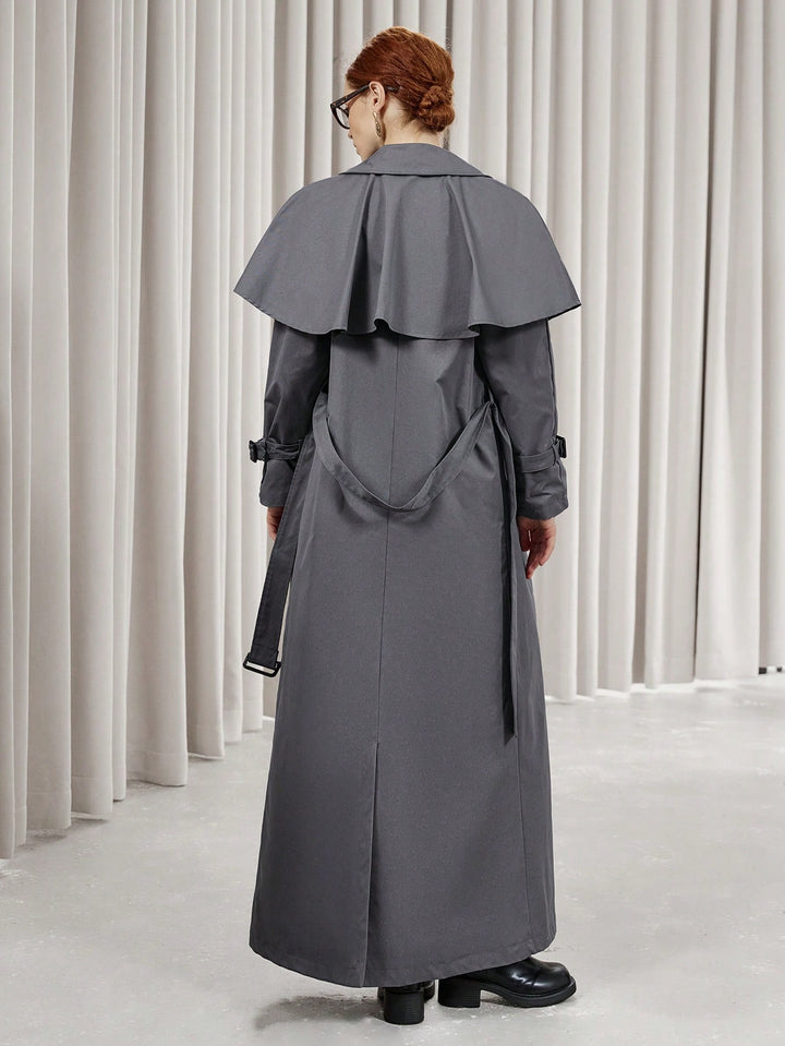 Trench SHEIN, gri