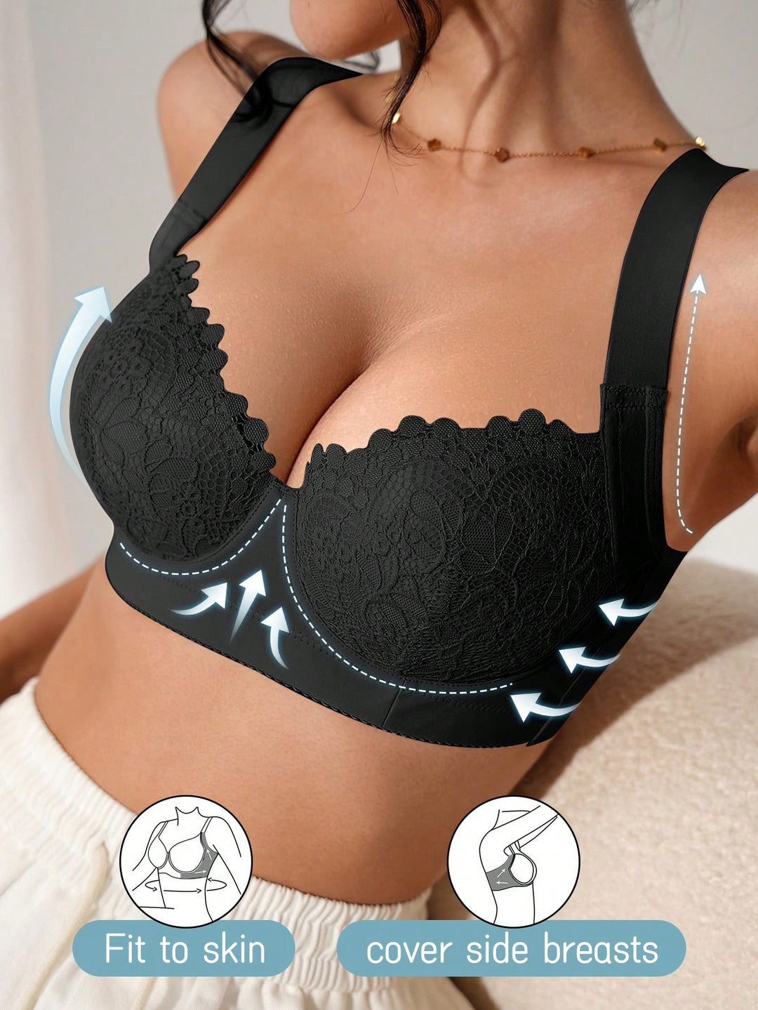 Sutien SHEIN, negru
