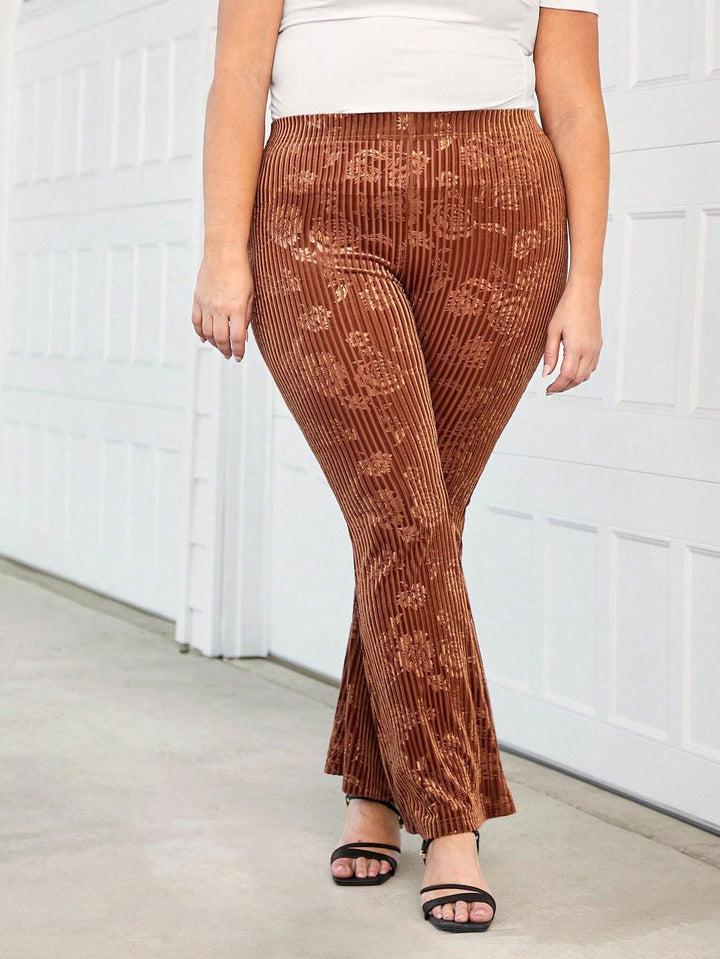 Pantaloni SHEIN, maro