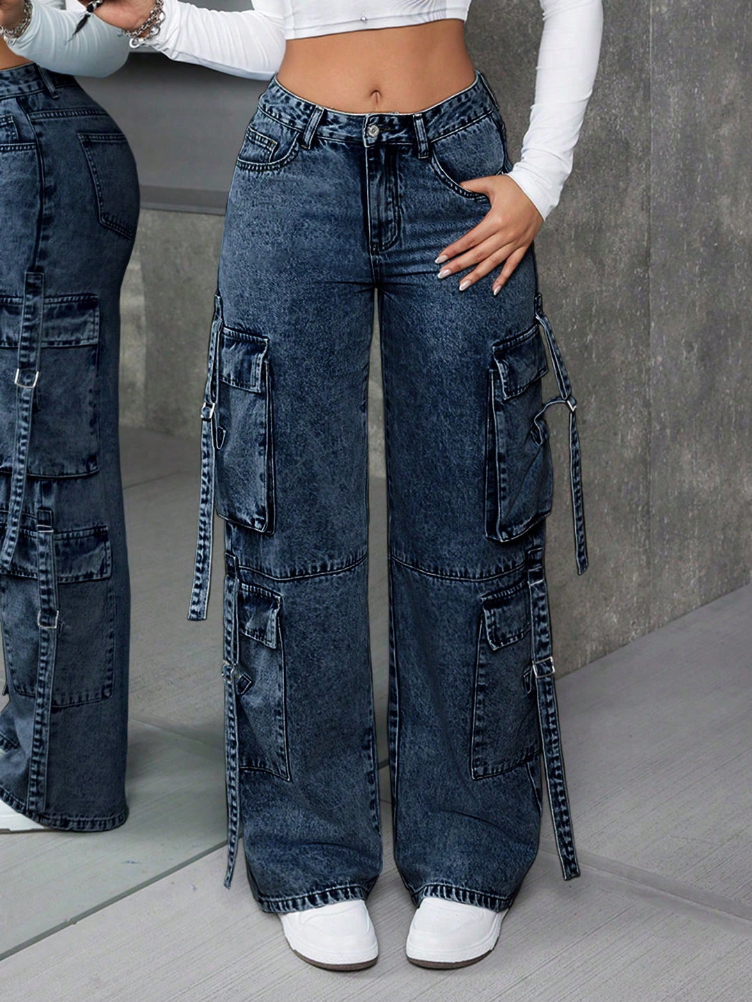 Jeans SHEIN, albastru