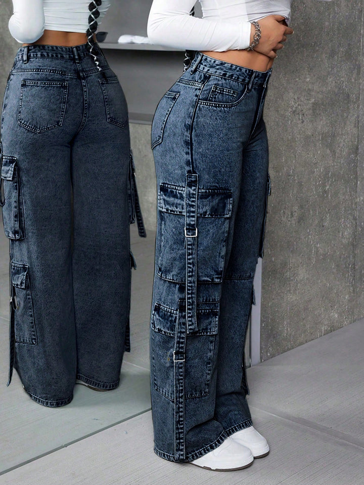 Jeans SHEIN, albastru