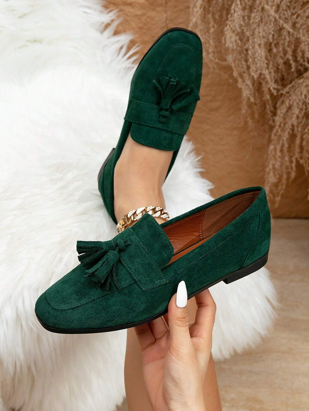 Pantofi SHEIN, verde