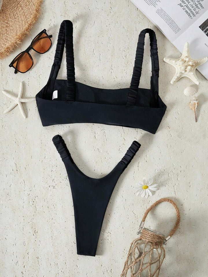 Sutien de baie SHEIN, negru