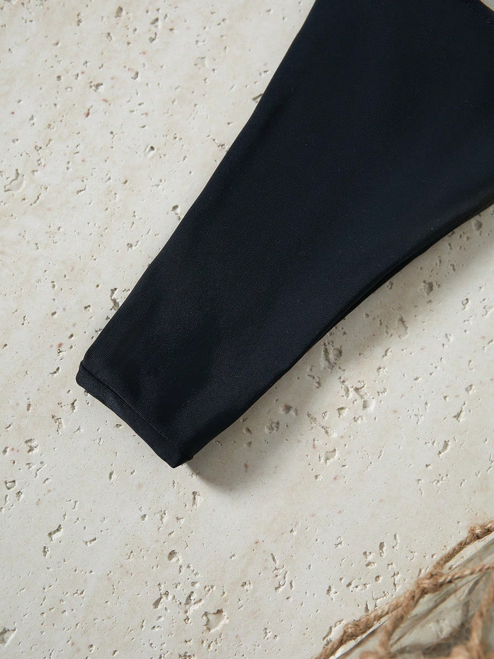 Costum de baie SHEIN, negru