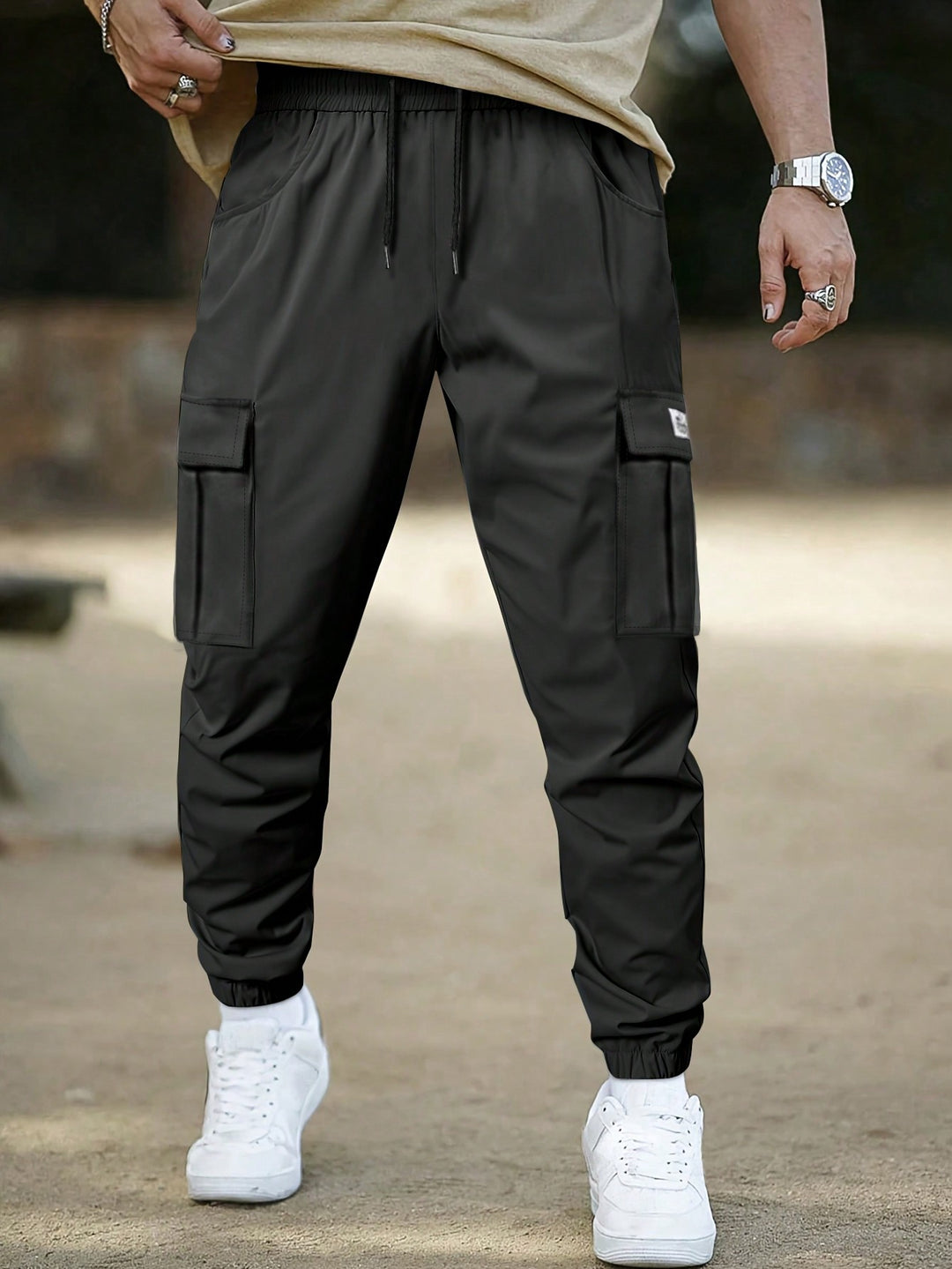 Pantaloni SHEIN, negru