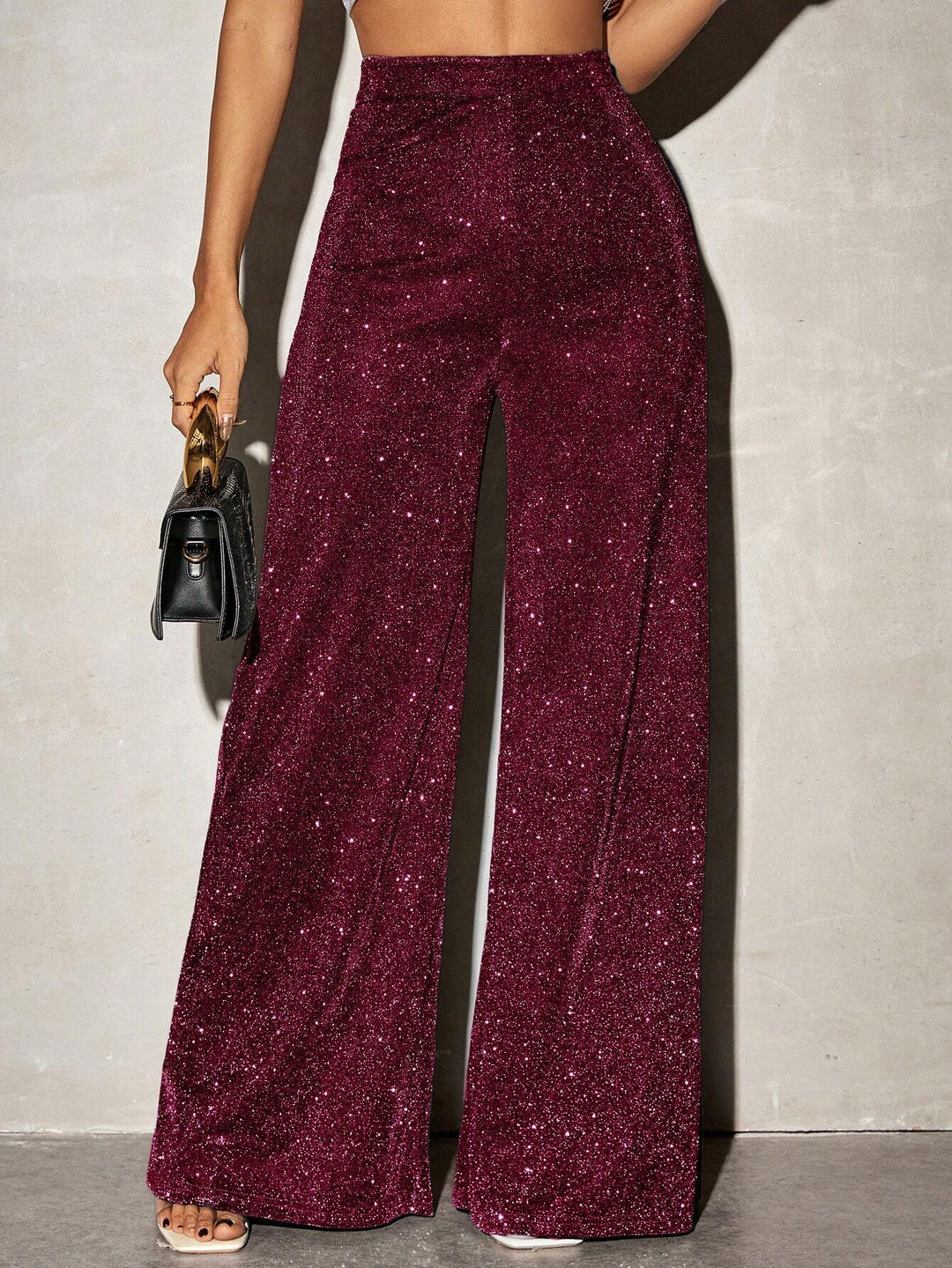 Pantaloni SHEIN, roz