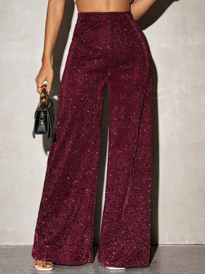 Pantaloni SHEIN, roz