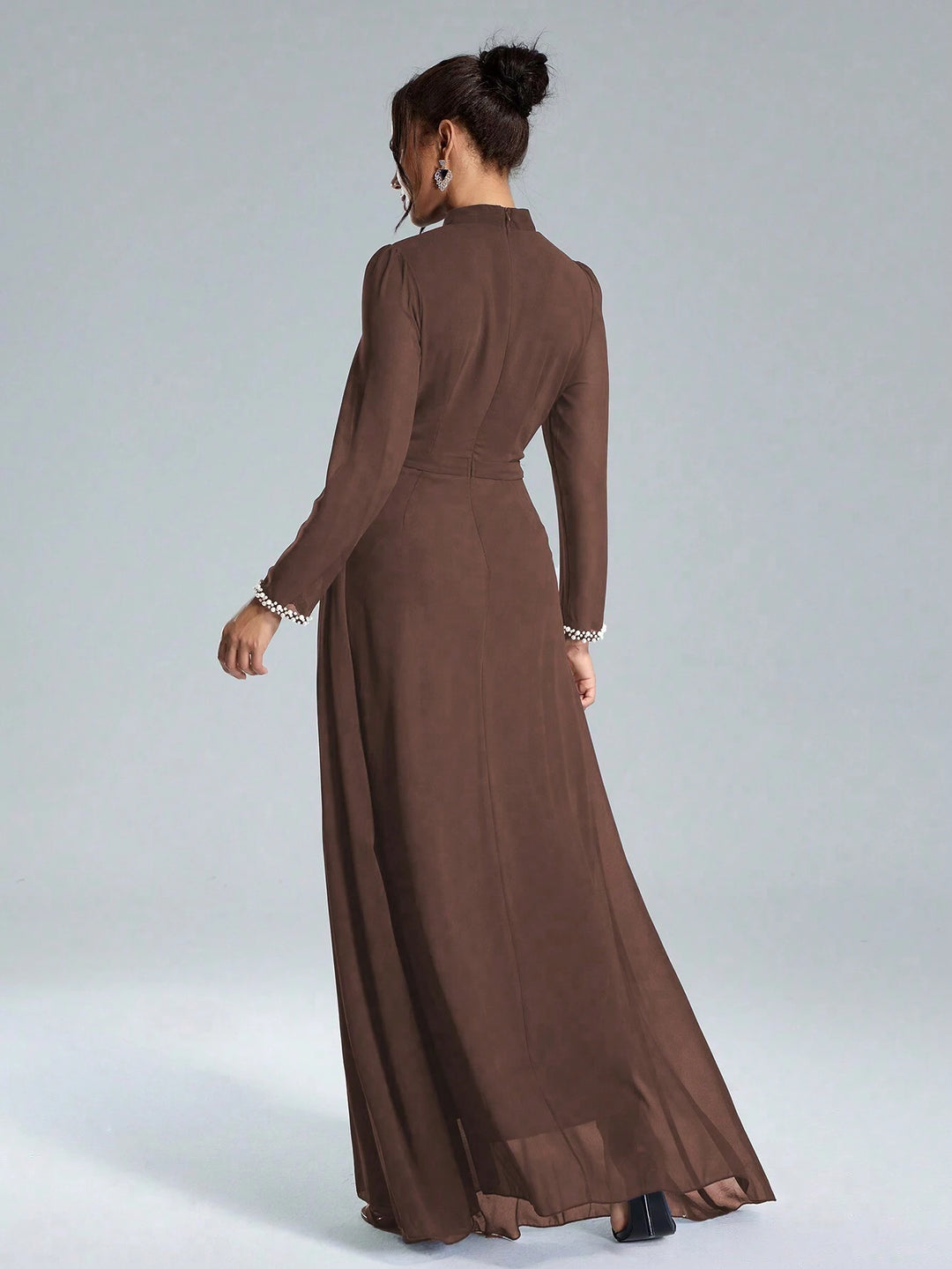 Rochie maxi SHEIN, maro