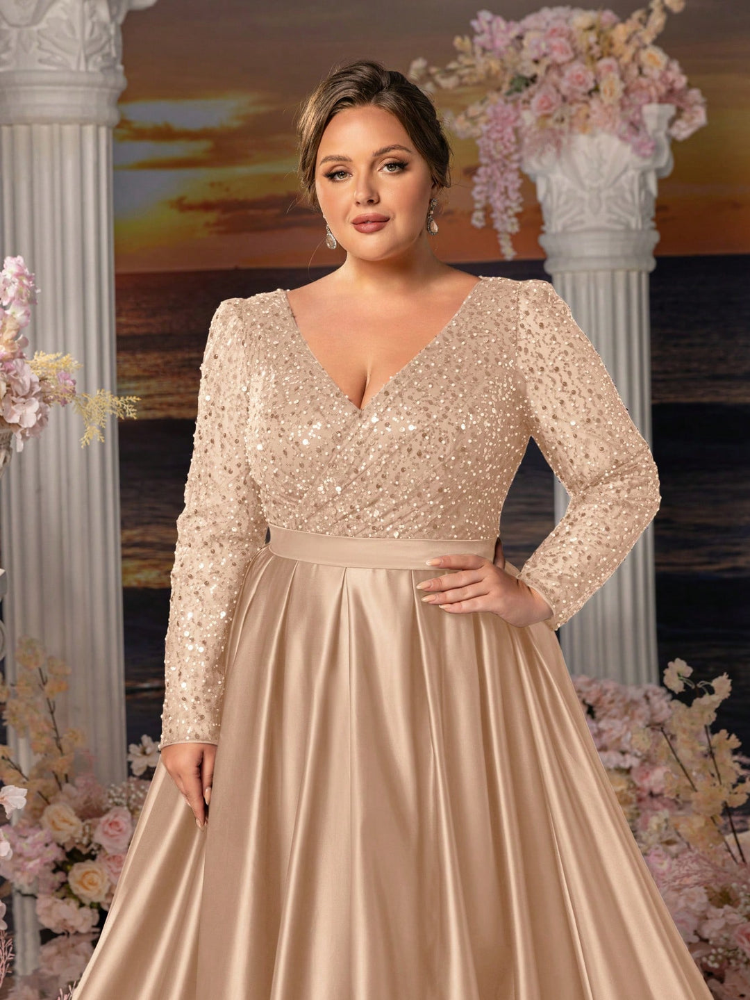 Rochie SHEIN, auriu
