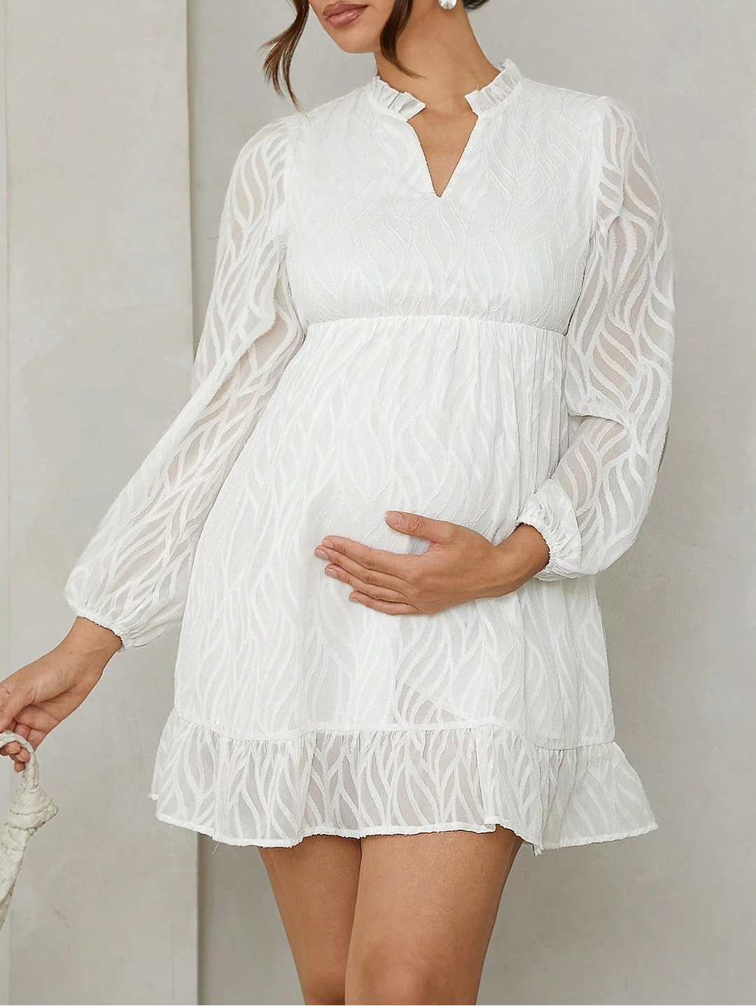 Rochie mini Shein, alb