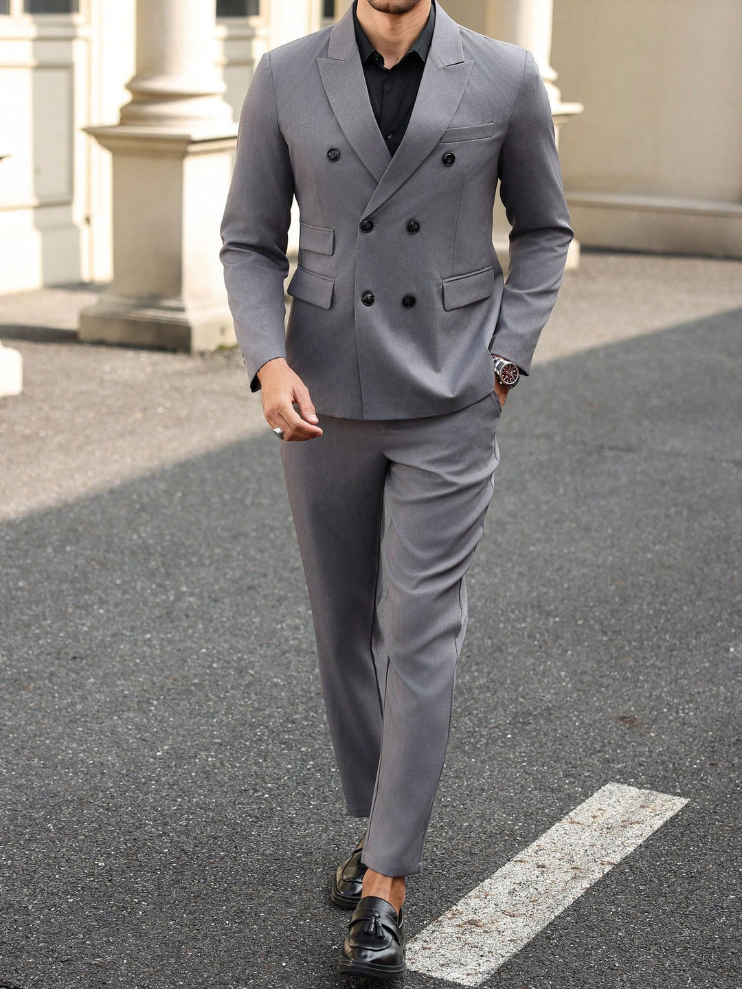 Costum SHEIN, gri