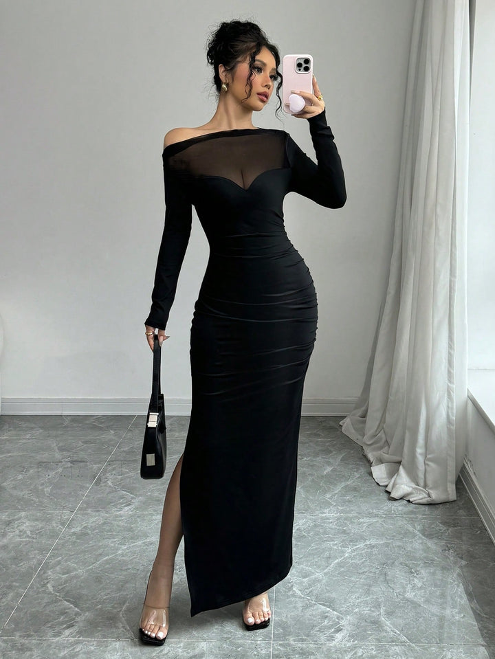 Rochie maxi SHEIN, negru