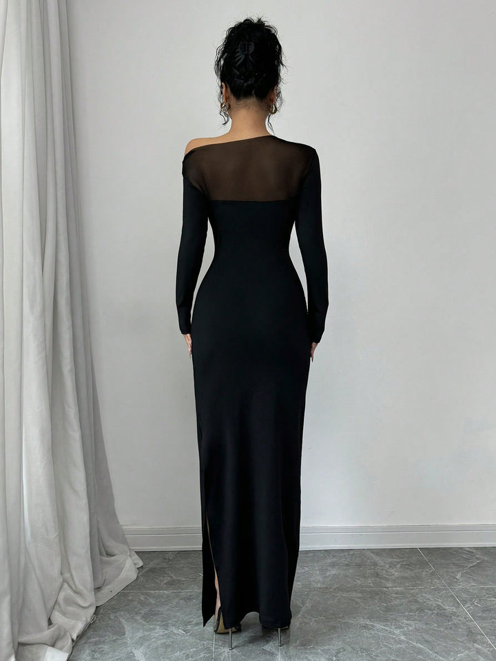 Rochie maxi SHEIN, negru