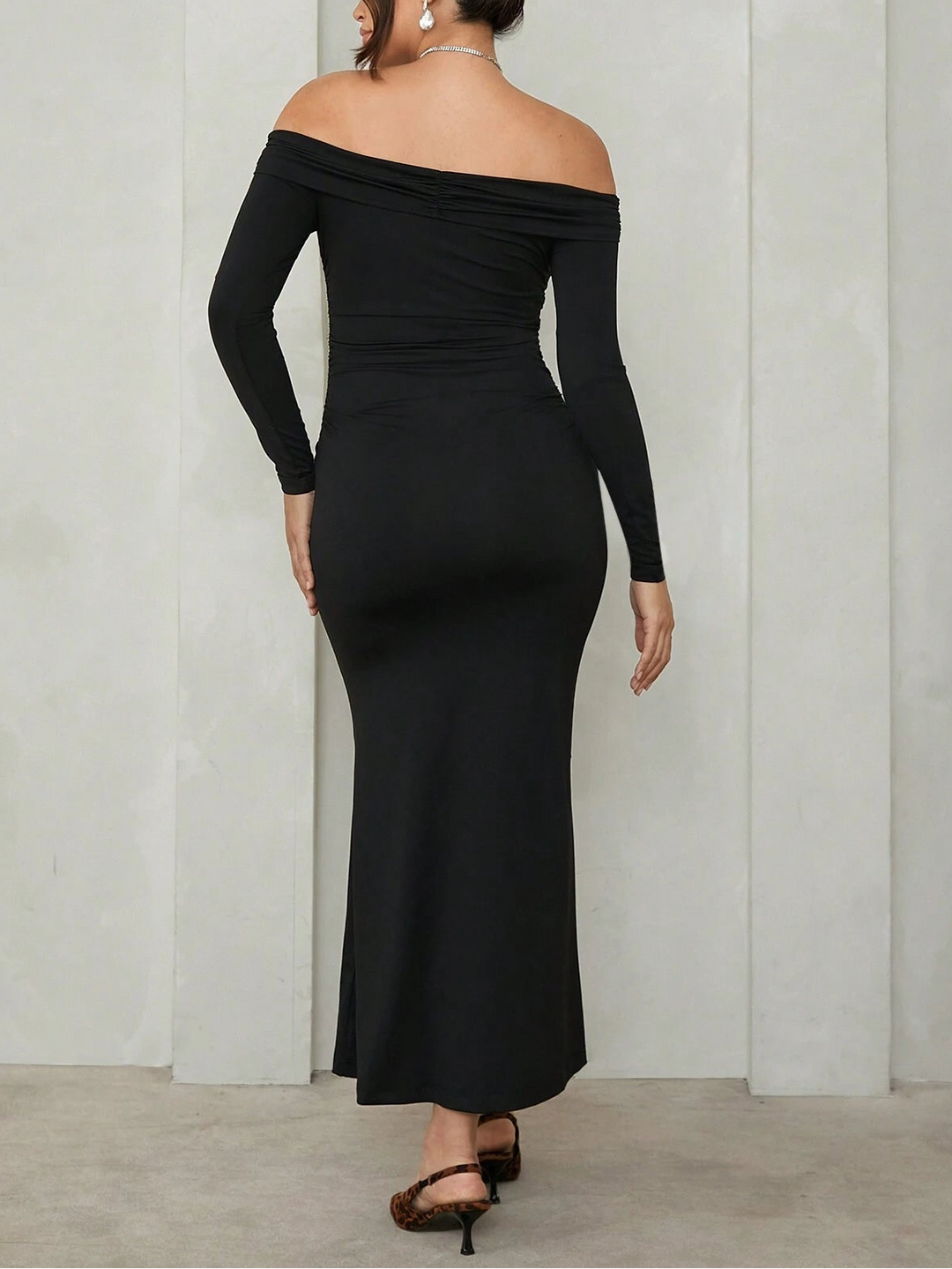 Rochie midi Shein, negru