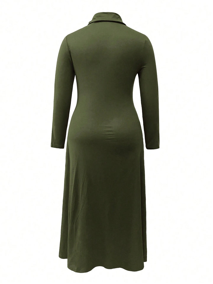 Rochie maxi SHEIN, verde