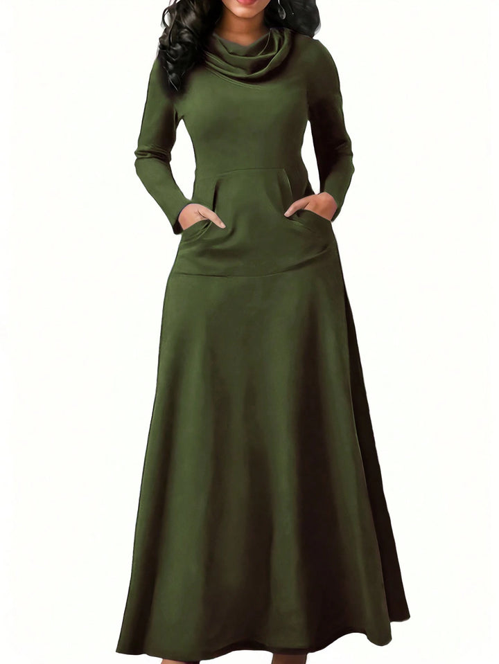 Rochie maxi SHEIN, verde