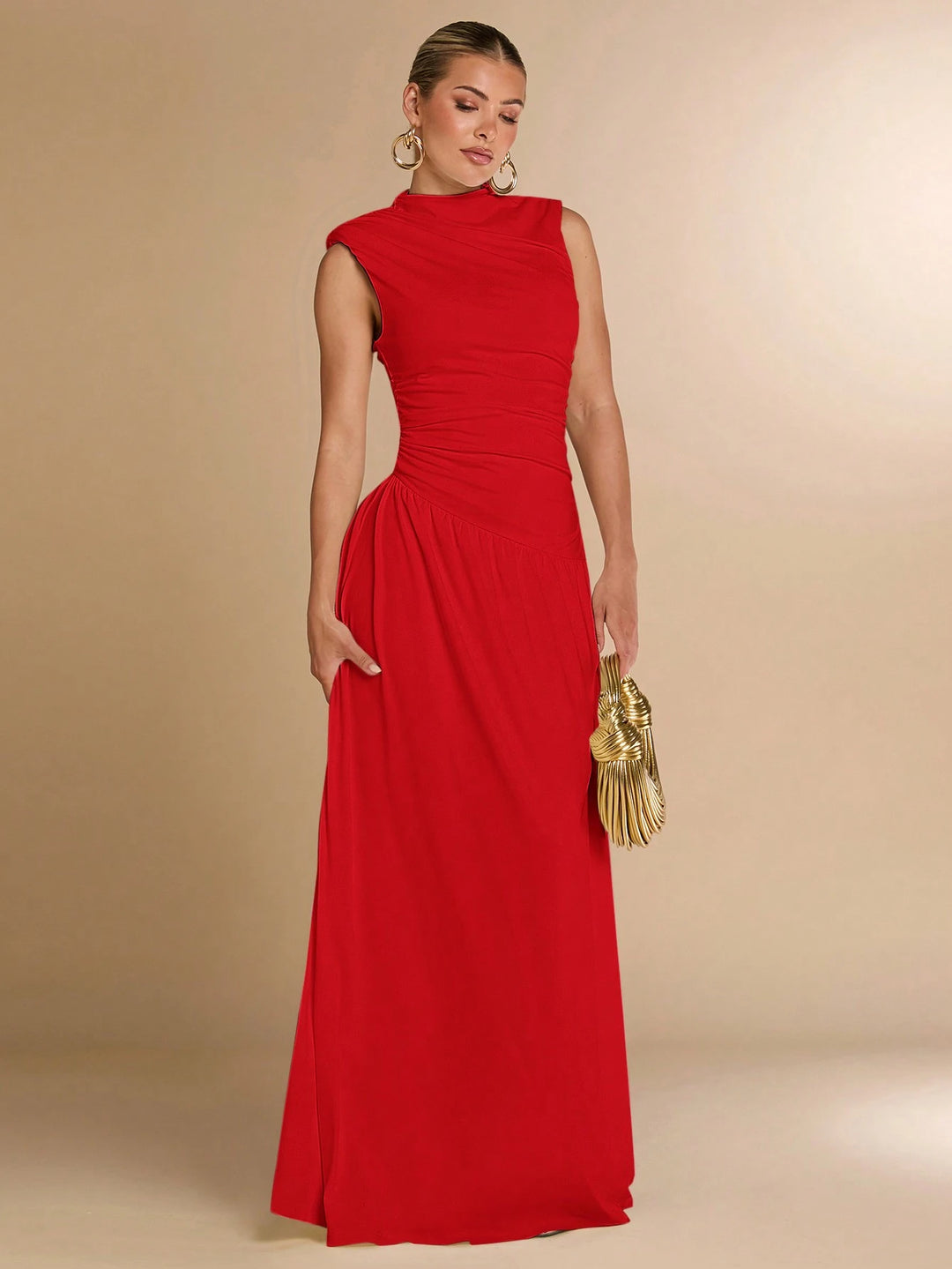 Rochie maxi SHEIN, roșu