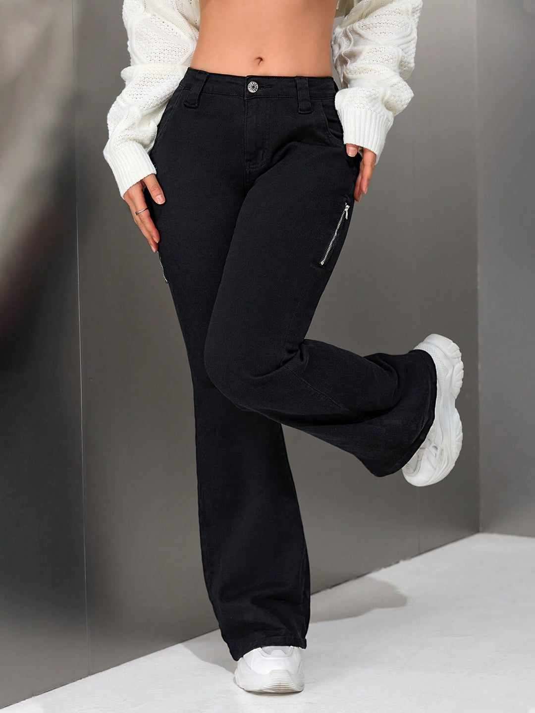 Jeans SHEIN, negru