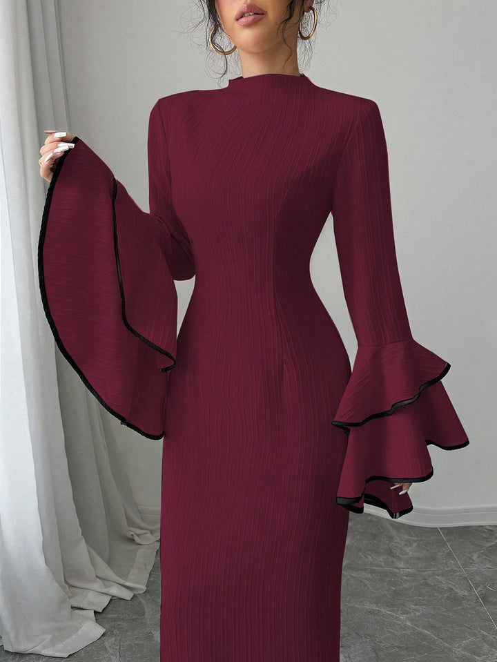 Rochie maxi SHEIN, vișiniu