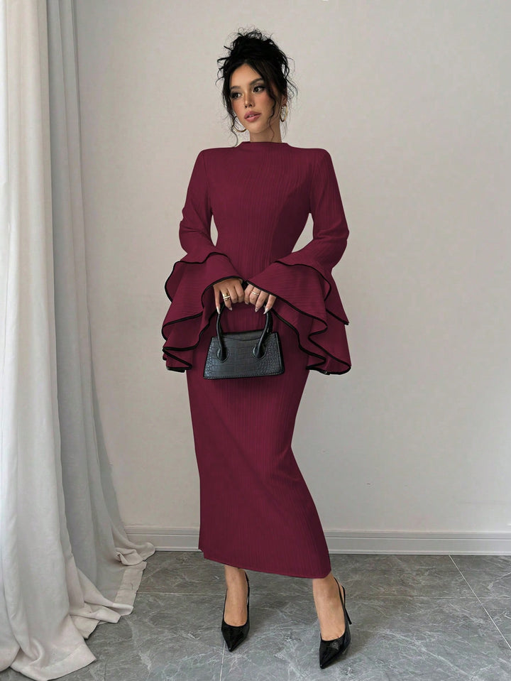 Rochie maxi SHEIN, vișiniu