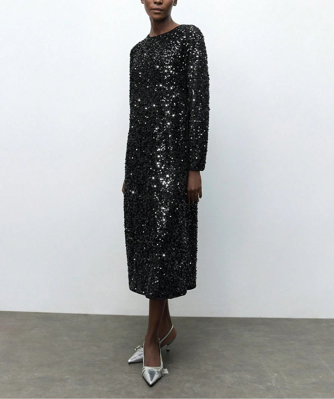 Rochie midi Shein, negru